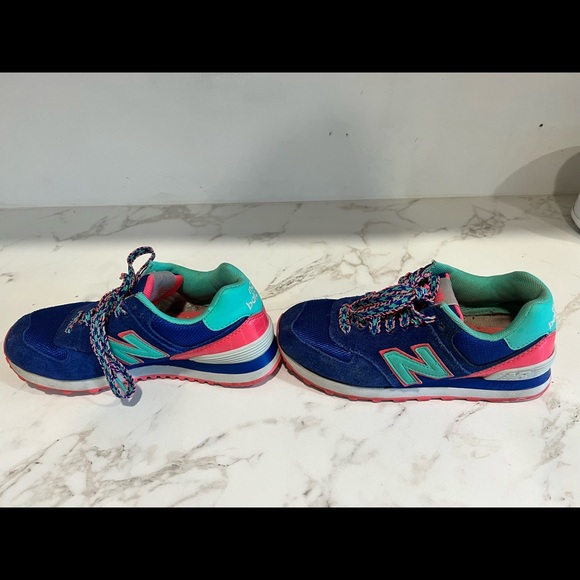 Girls New Balance 574 Candy Kids Shoe size 6.5 - Picture 4 of 9